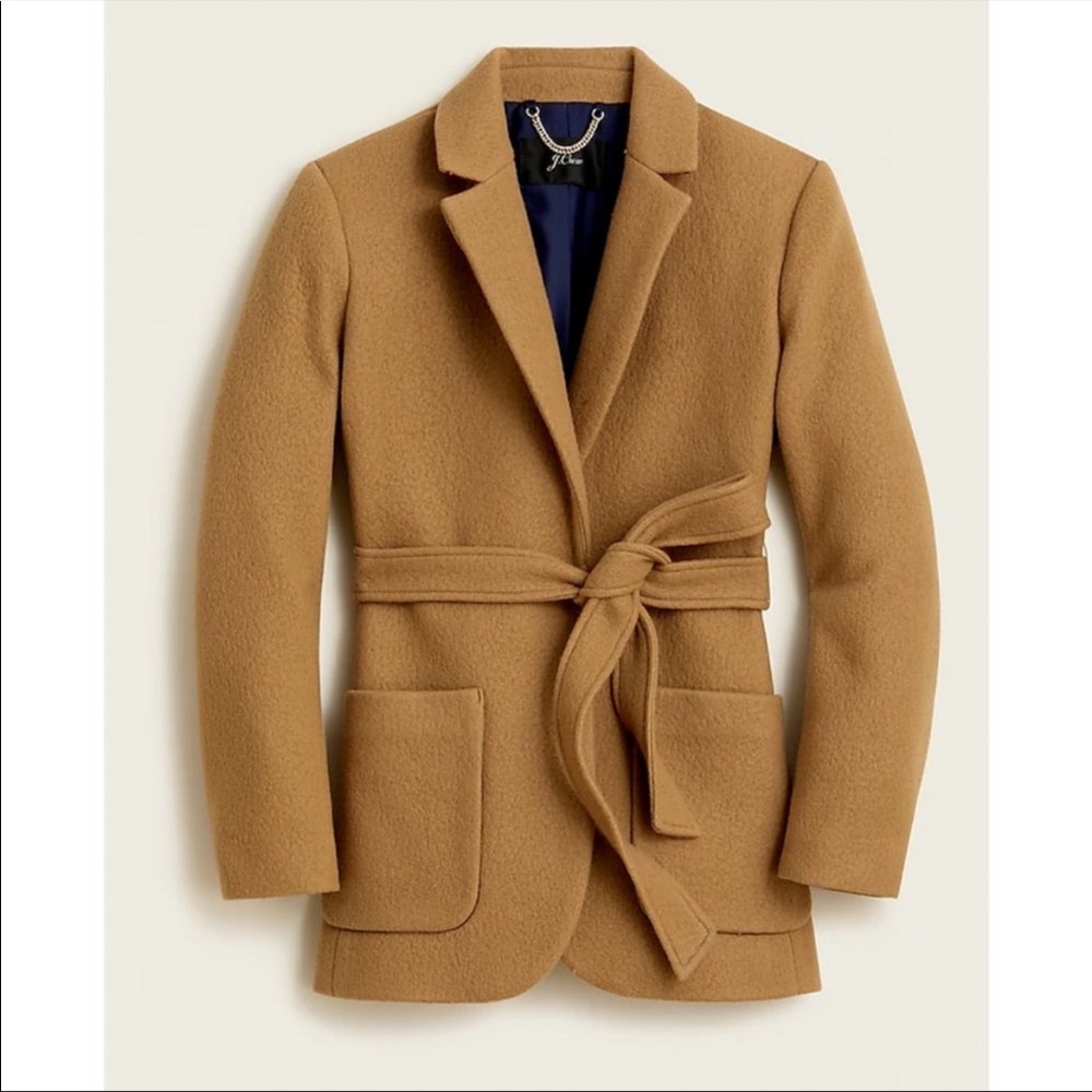 NWT J.Crew blazer-jacket in Italian fall blanket wool